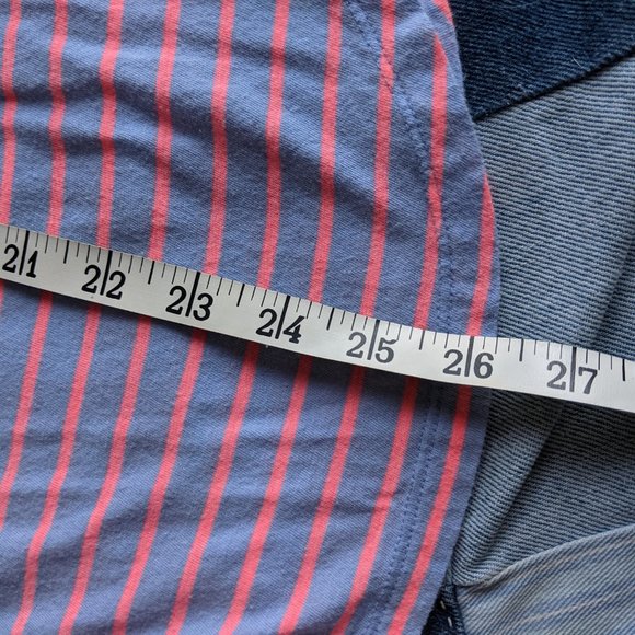 🛍️ BUNDLE ONLY | GAP purple/pink striped knit top Medium - Picture 9 of 12